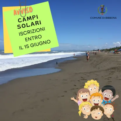 Avviso campi solari